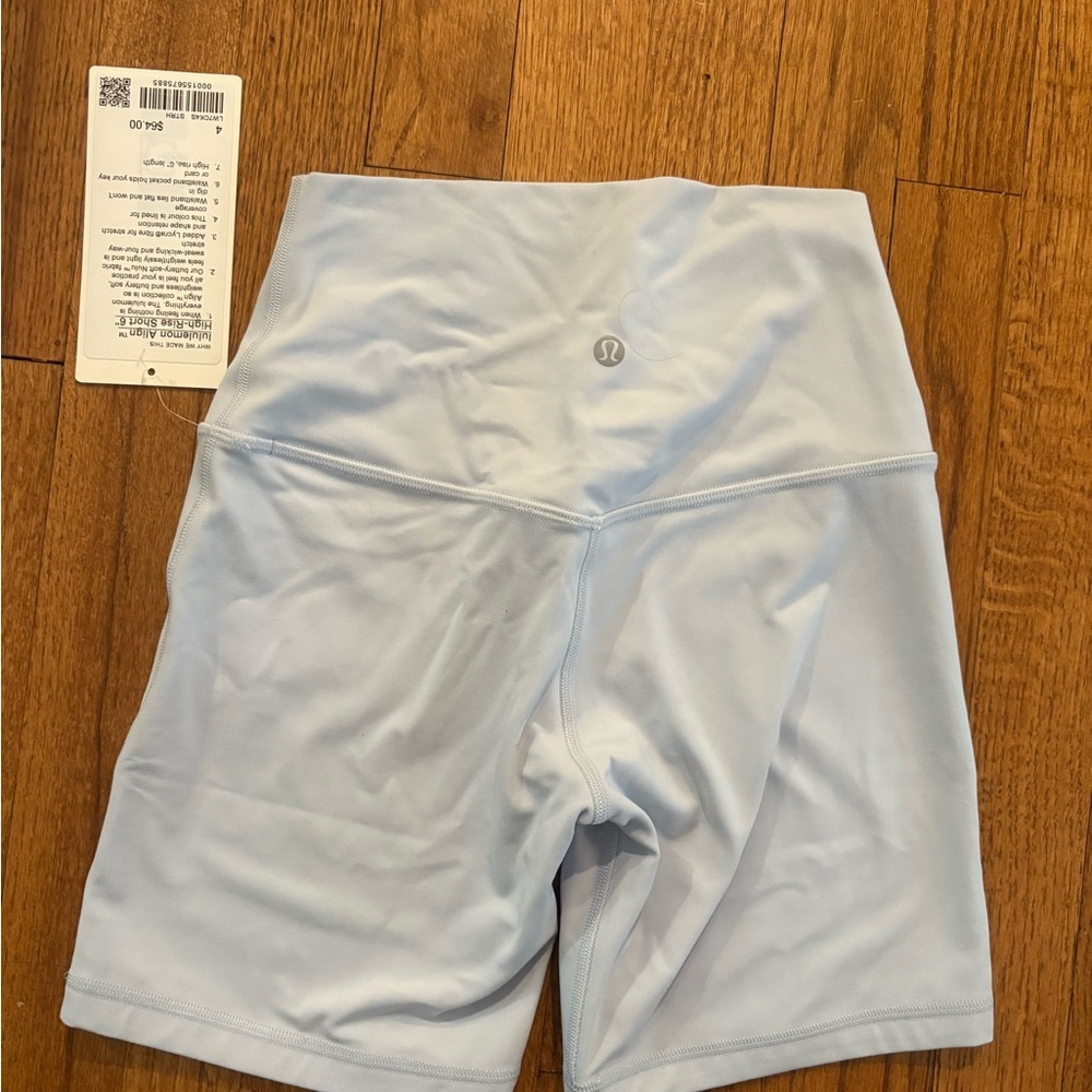 lululemon athletica Women's Sky Blue Bike Shorts